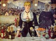 Edouard Manet Bar in den Folies Bergere oil on canvas